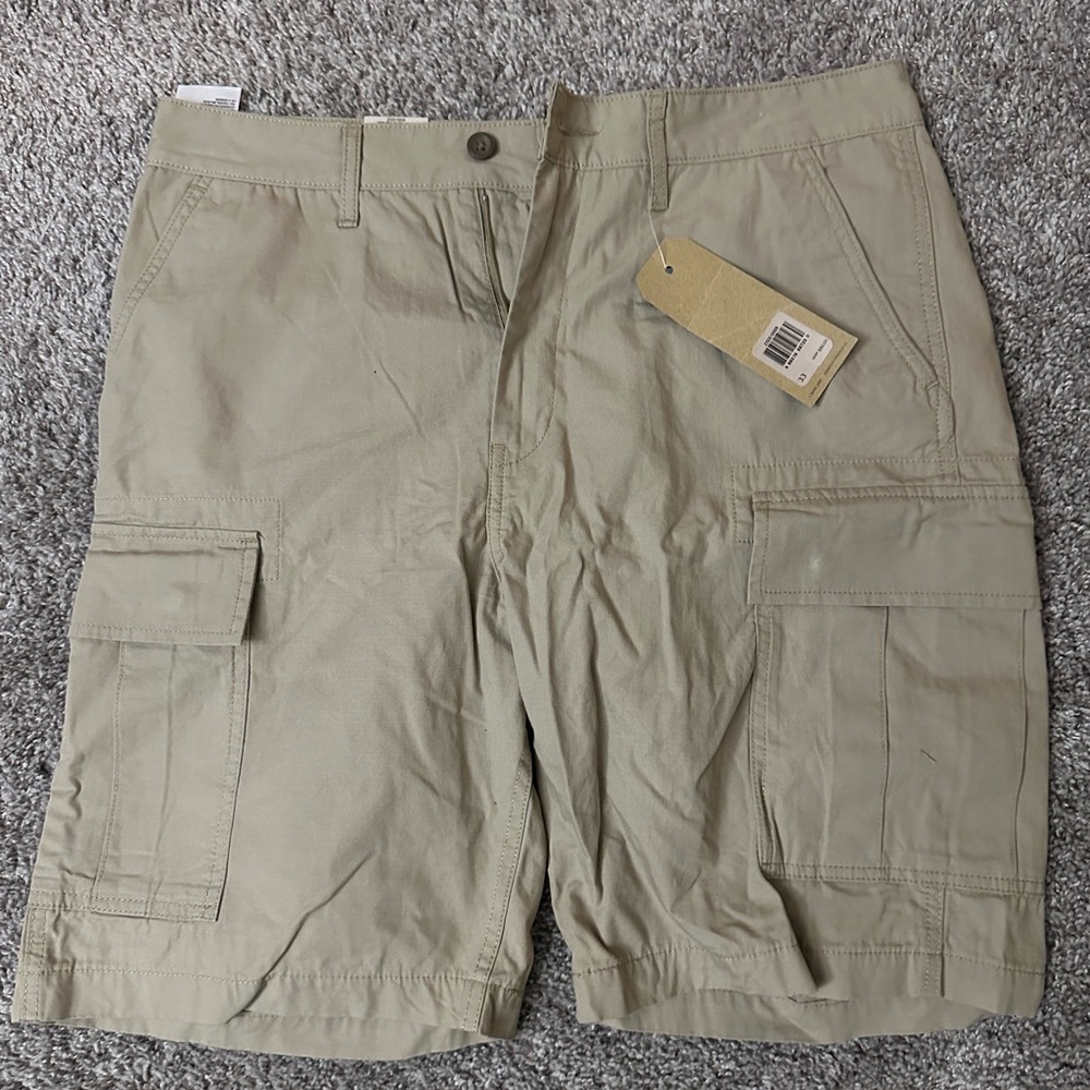 Men's Tan Cargo Shorts